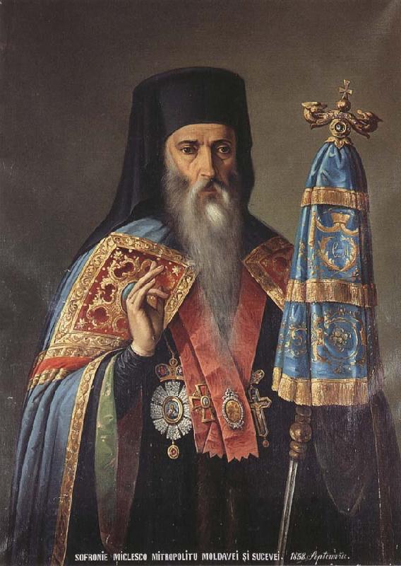 Nicolae Grigorescu The Metropolitan Bishop Sofronie Miclescu oil painting picture